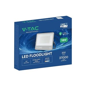 Naświetlacz LED V-TAC CREE CHIP 200W 185Lm/W czarny VT-44205 6500K 37000lm 6 lat gwarancji