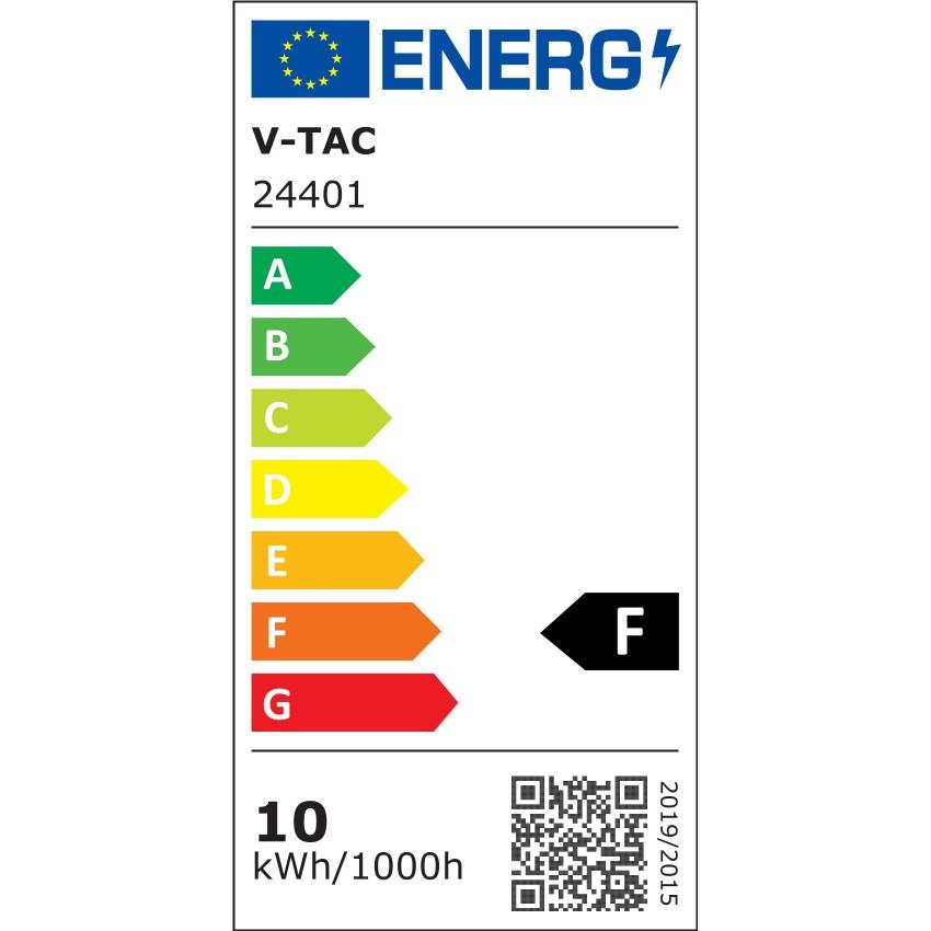 Oprawa szynoprzewód 48V V-TAC 10W 48V LED projektor czarny VT-40012 4000K 950lm 3 lata gwarancji