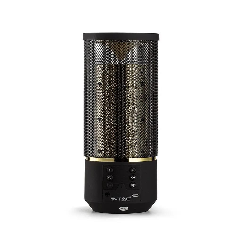 Przenośny głośnik V-TAC bluetooth diody LED 6 ustawień światła TWS 1200mAh VT-6211 - 2